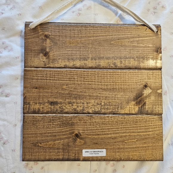 H beaded monogram hanging wall art decor handmade - Picture 6 of 6